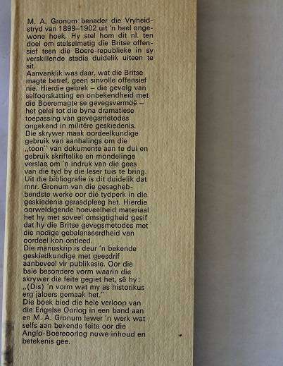 Die Engelse Oorlog 1899-1902 deur M.A. Gronum