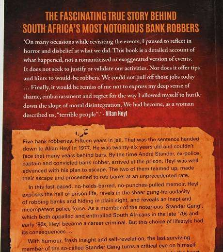 Bank Robber by Allan Heyl. My time with André Stander