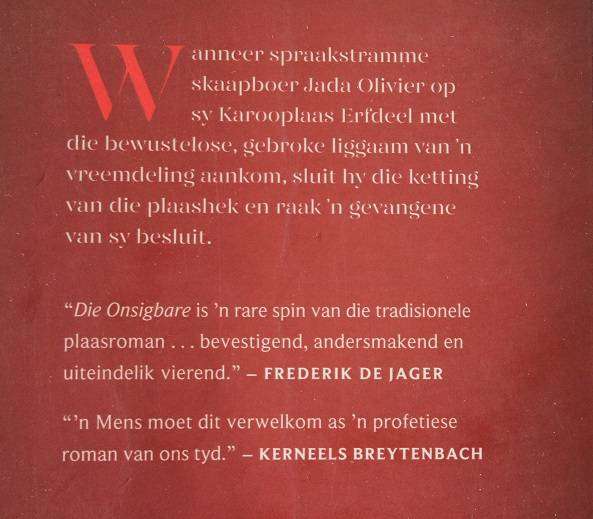 Die Onsigbare deur PJO Jonker