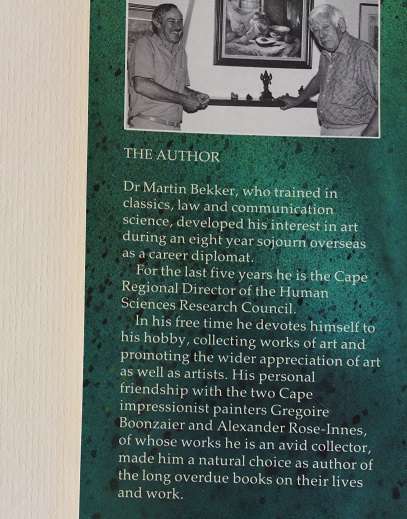 The Art of Alexander Rose-Innes by Martin Bekker