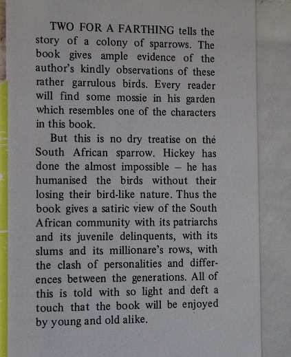 Two for a farthing by W.A. Hickey