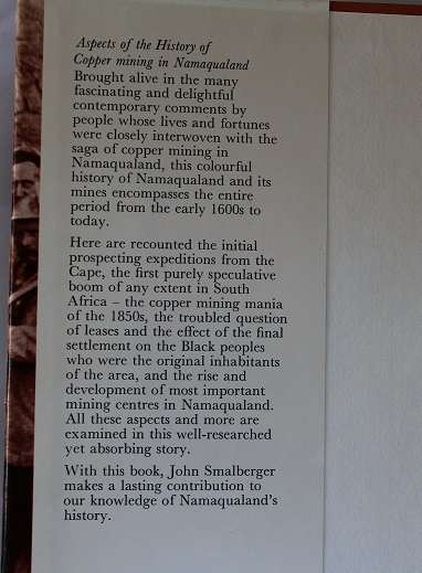A History of Copper mining in Namaqualand by John M. Smalberger