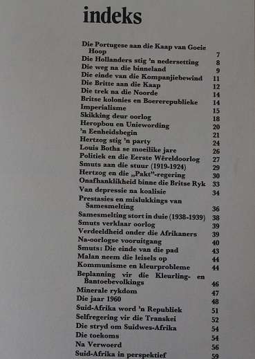 Geskiedenis van Suid -Afrika deur W. J. de Kock