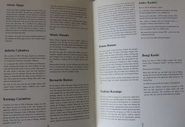 Contemporary art of !Xu & Khwe. Text by Elizabeth Rankin. Kimberley South Africa