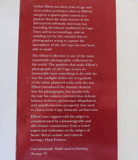 A Cape Camera by Hans Fransen. The architectural beauty of the Old Cape.