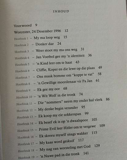 Wit Wolf deur Stefaans Coetzee en Alita Steenkamp. Die Worcester bomplanter se storie van bevryding.