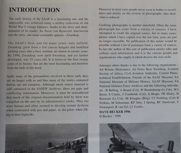 The Eagles of Swartkop. African Aviation series no.2