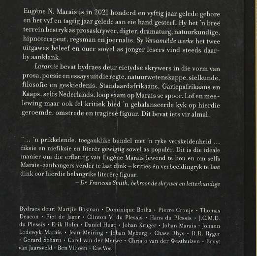 Laramie 'n terugblik op Eugéne N. Marais saamgestel deur Jeanette Ferreira