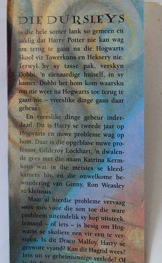 Harry Potter en die Kamer van Geheimenisse Deur J.K. Rowling