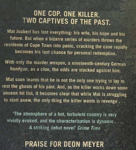 Dead before dying by Deon Meyer