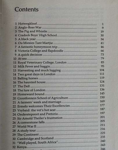 From the horse's mouth by S. W. J. van Rensburg. The story of South Africa's veteran vet.