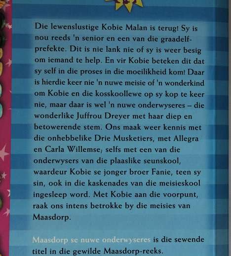 Maasdorp se nuwe onderwyseres deur Stella Blakemore