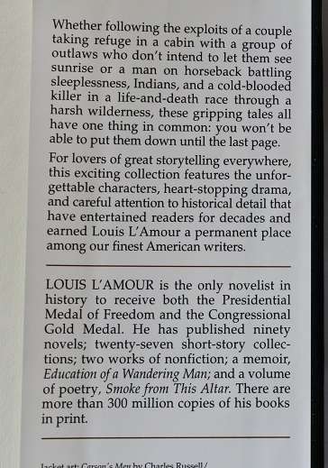 The collected short stories of Louis L'Amour. The Frontier stories volume three.