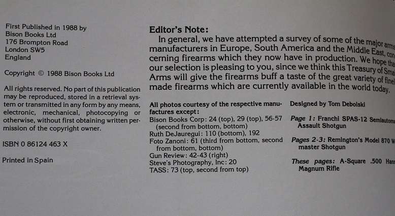 A treasury of modern small arms by Jacob Burk