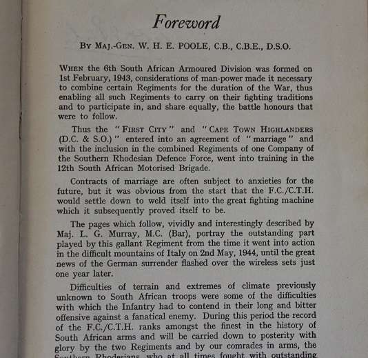 The First City-Cape Town Highlanders in Italy 1943-45