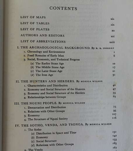 Oxford history of South Africa to 1870 volume 1--Wilson and Thompson