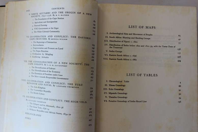 Oxford history of South Africa to 1870 volume 1--Wilson and Thompson