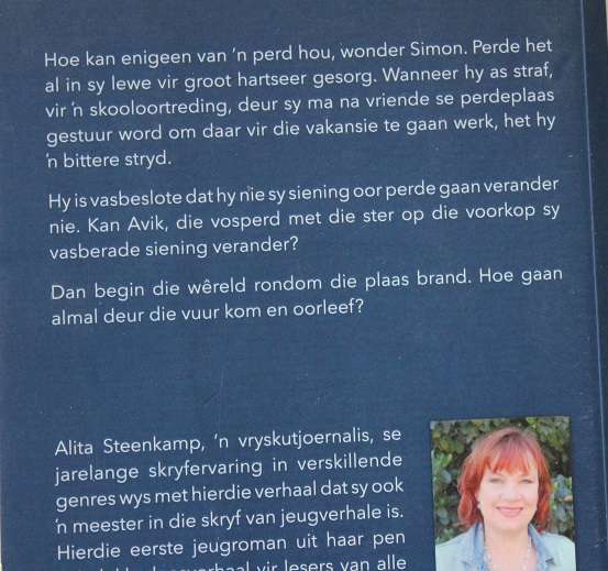 Deur die vuur deur Alita Steenkamp. Verhaal geïnspireer deur die brande in Knysna 2017