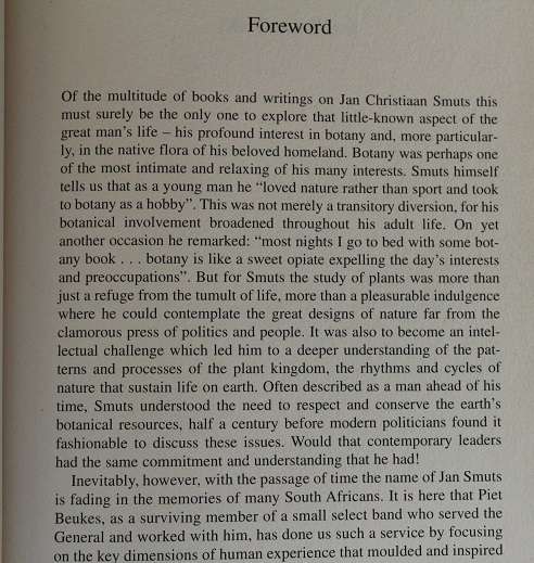 Smuts the Botanist by Piet Beukes