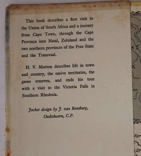 In Search of South Africa by H.V.Morton