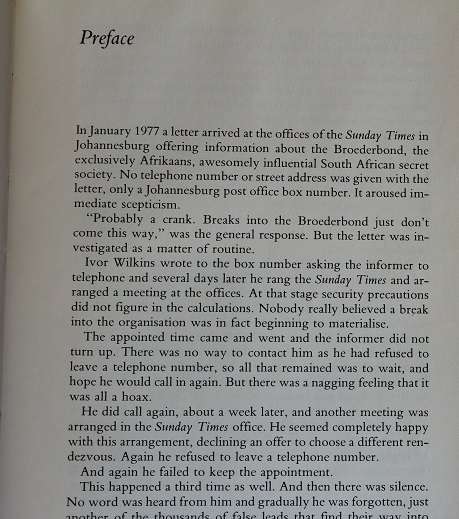 The Super-Afrikaners by I. Wilkens & Hans Strydom. Inside the Afrikaner Broederbond
