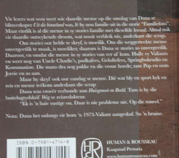 Anderkant die scrap deur Dana Snyman