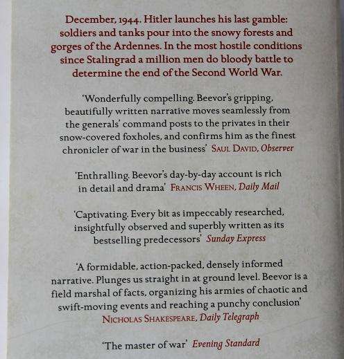 Ardennes 1944 by Antony Beevor. Hitler's last gamble