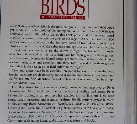 Sasol. Birds of Southern Africa by Ian Sinclair