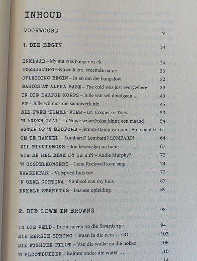 Troep deur Bun Booyens. Die dinge wat hulle saamdra.