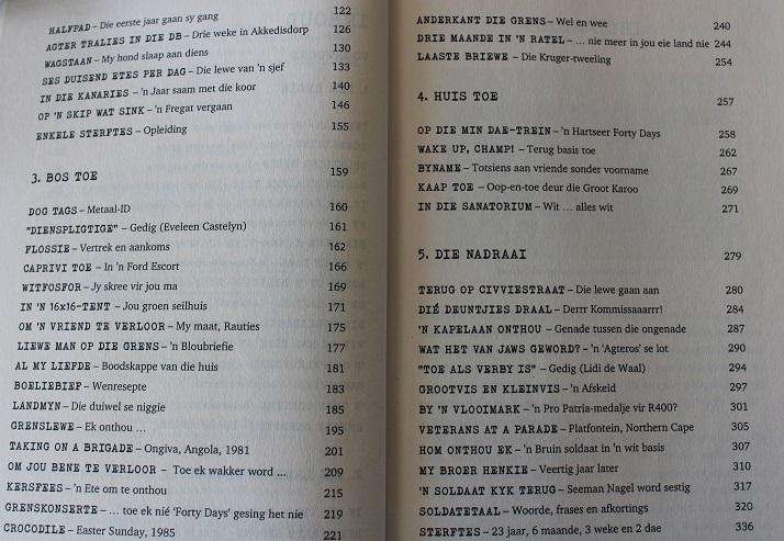 Troep deur Bun Booyens. Die dinge wat hulle saamdra.