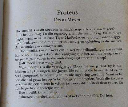 Proteus deur Deon Meyer
