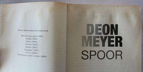 Spoor deur Deon Meyer