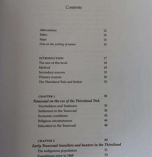 The Thirstland Trek 1874-1881 by Nicol Stasson