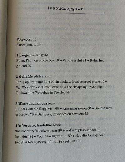 So is dit nou deur Johan van Wyk. Nog stories van gister en vandag.