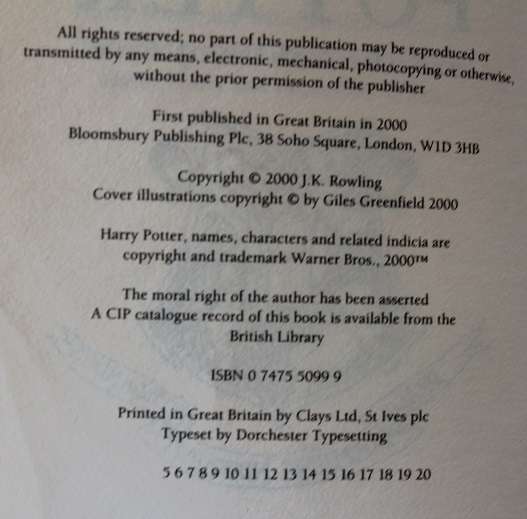 Harry Potter and the Goblet of Fire by J. K. Rowling