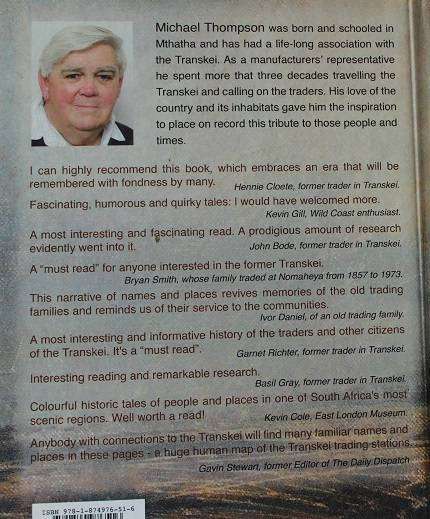 Traders and Trading Stations of the Central and Southern Transkei by Michael C. Thompson