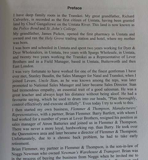 Traders and Trading Stations of the Central and Southern Transkei by Michael C. Thompson