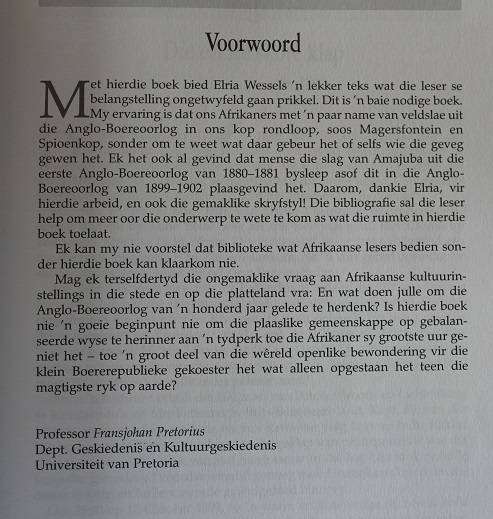 Veldslae deur Elria Wessels. Anglo-Boereoorlog 1899-1902