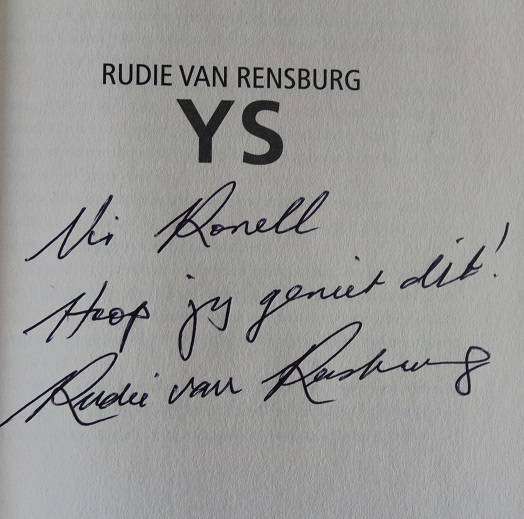 Ys deur Rudie van Rensburg. Geteken