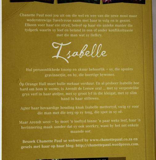 Isabelle deur Chanette Paul. Die Davelvroue