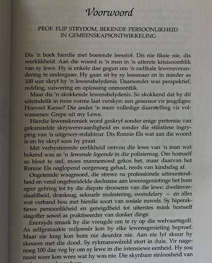 Grepe uit my lewe deur Ronnie Els