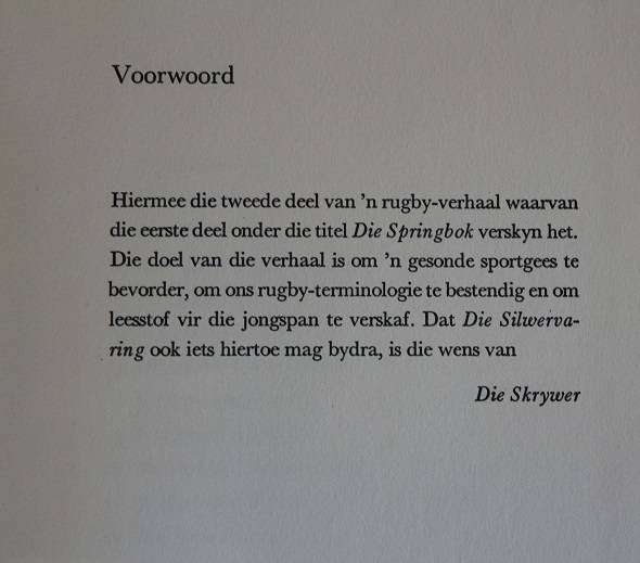 Die Silwervaring deur I.D. du Plessis