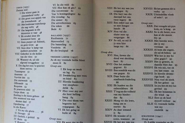 Mens en Ster deur I.D. du Plessis. Verse 1925-78
