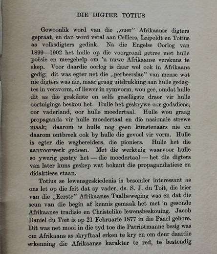 Keur uit die gedigte van Totius deur C.M. van den Heever