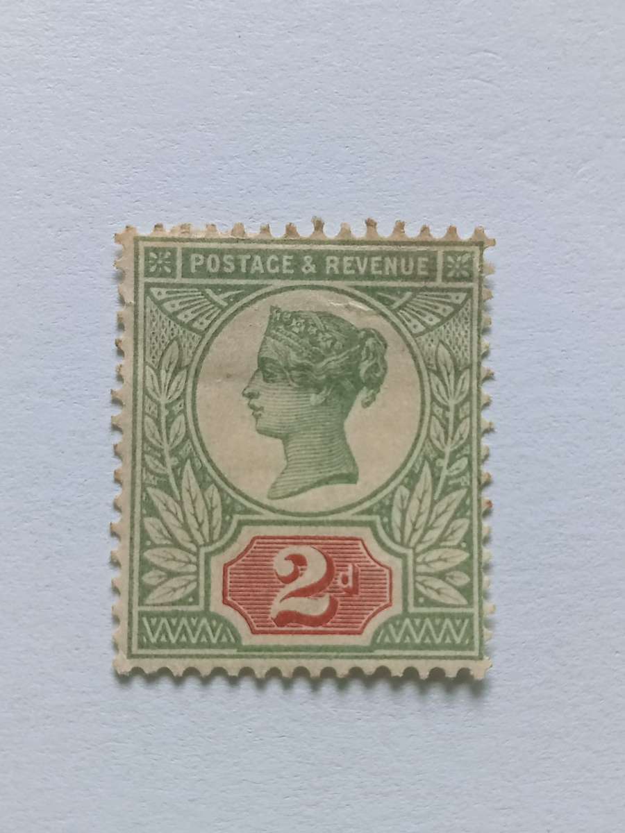 Queen Victoria, Single, Mint, Hinged, SG200, 2D, Paper thinning, 1887