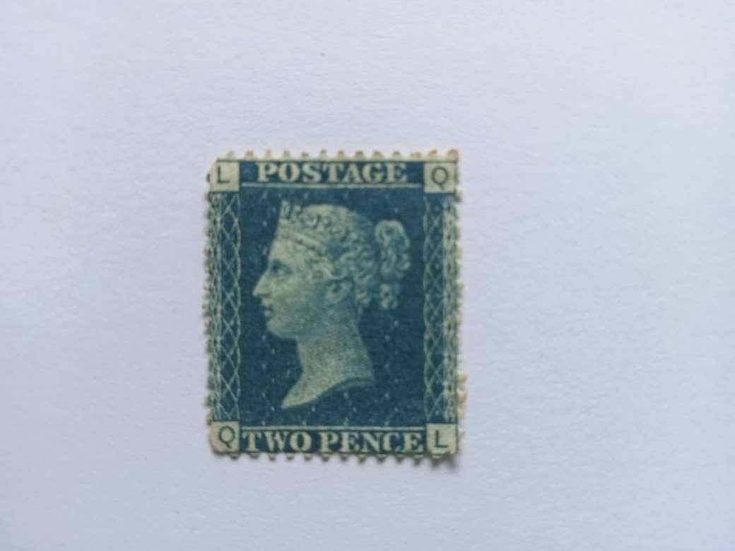 Queen Victoria, Single, Mint, Hinged, 2D Blue, P14, Plate 15, SG 47