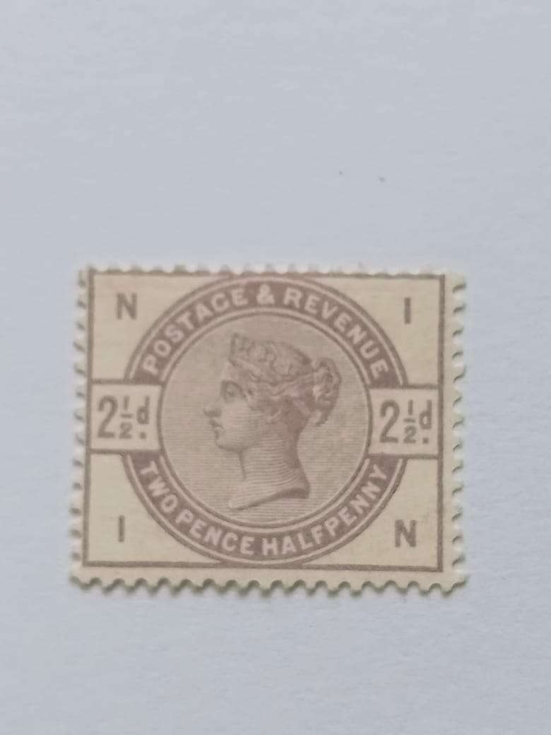 Queen Victoria, Single, Mint, Hinged, SG189, Lilac, 1883