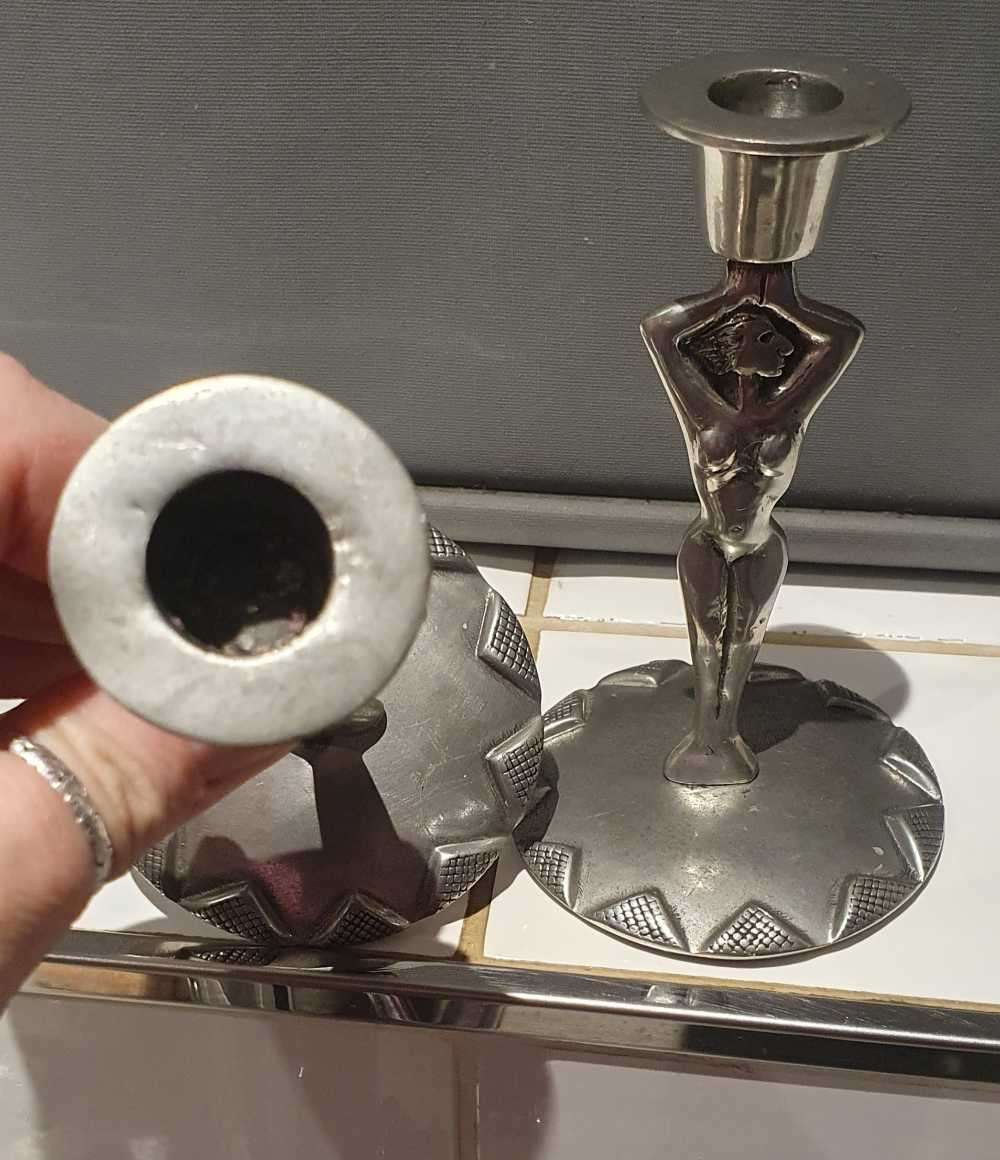 Carrol Boyes rare candlestick pair