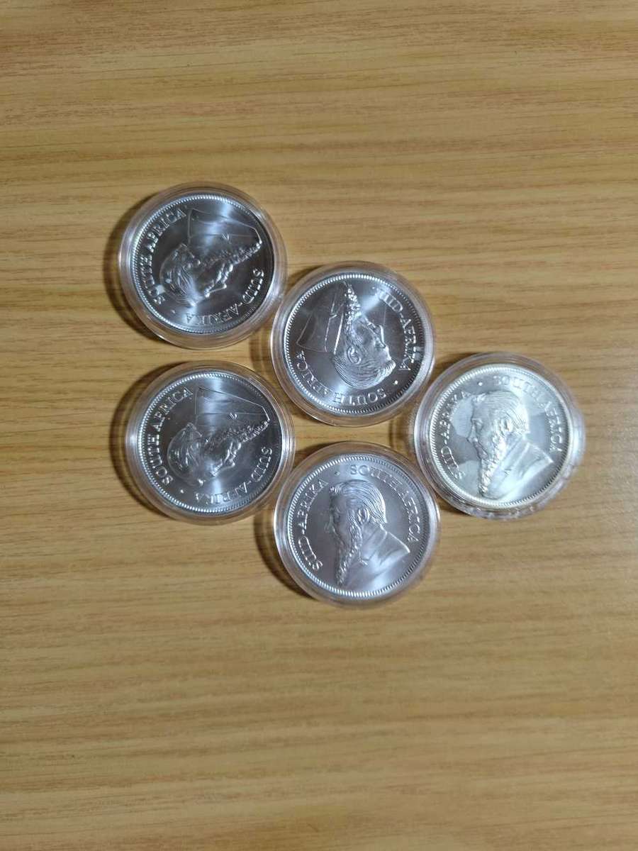 1oz .999 silver Krugerrands