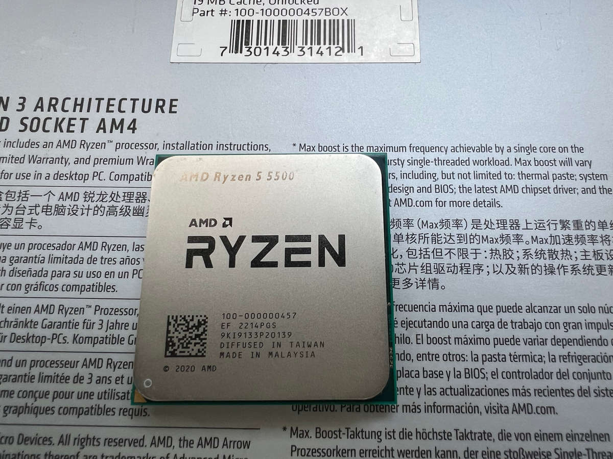 AMD Ryzen 5 5500